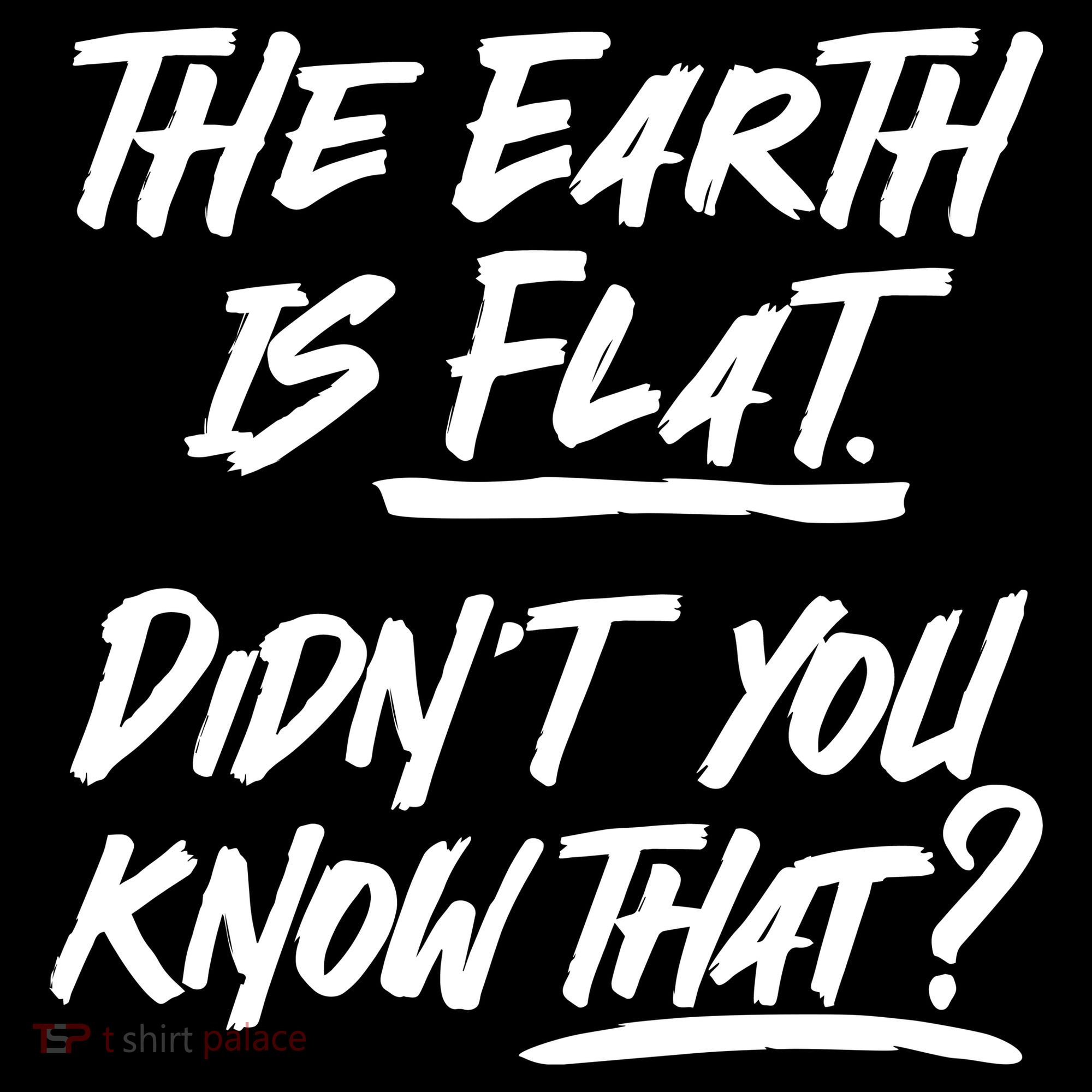 The Earth Is Flat Didnt You Know That Apron