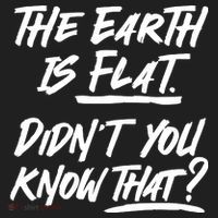 The Earth Is Flat Didnt You Know That Golf Towel thumb 3