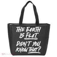 The Earth Is Flat Didnt You Know That Tote Bag thumb 0