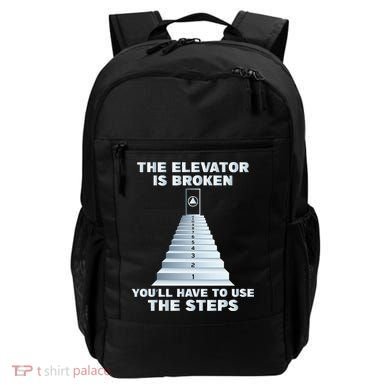 The Elevator Is Broken Sober Sobriety AA NA Backpack