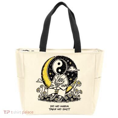 Third Eye Kingdom Do No Harm Take No Shit Tote Bag