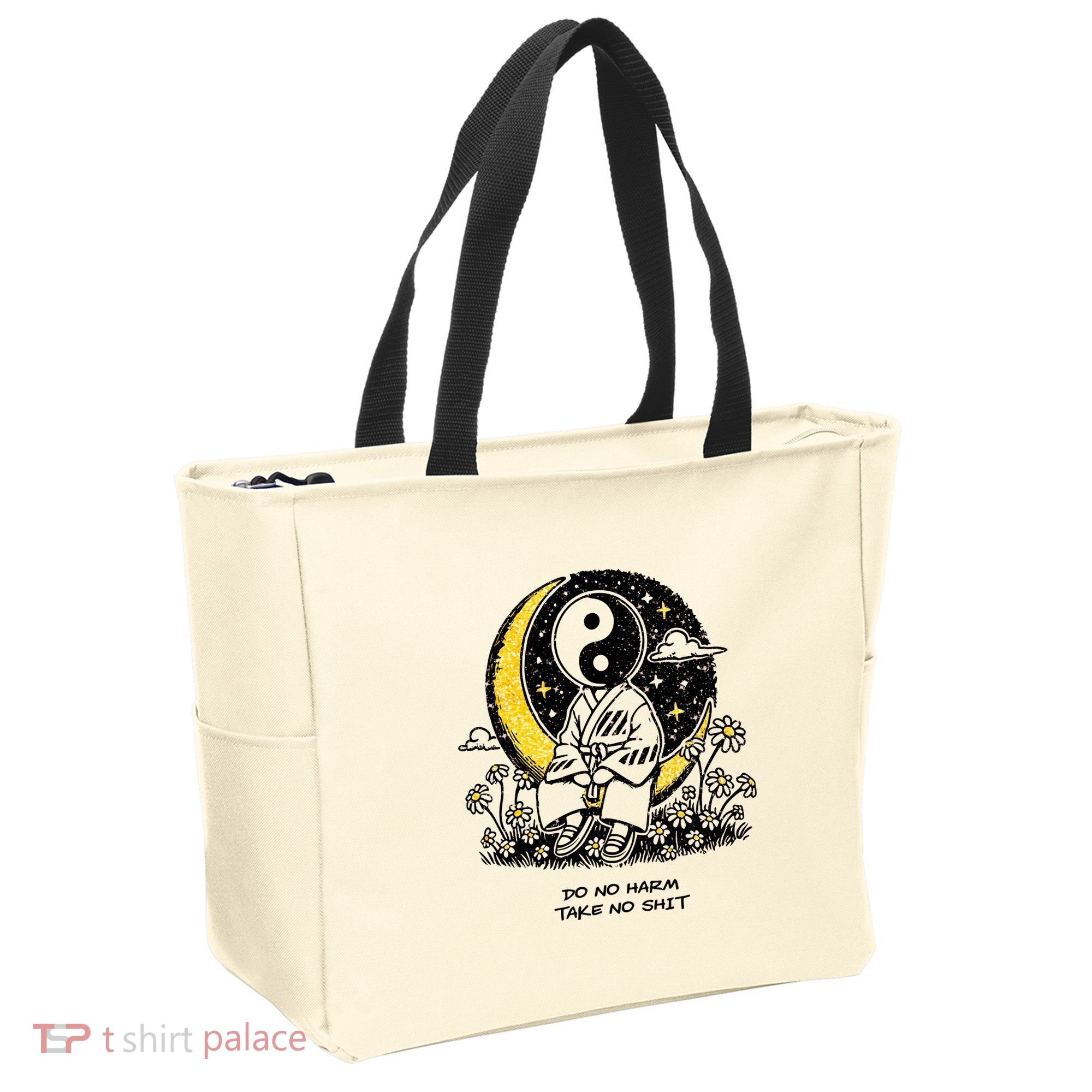 Third Eye Kingdom Do No Harm Take No Shit Tote Bag