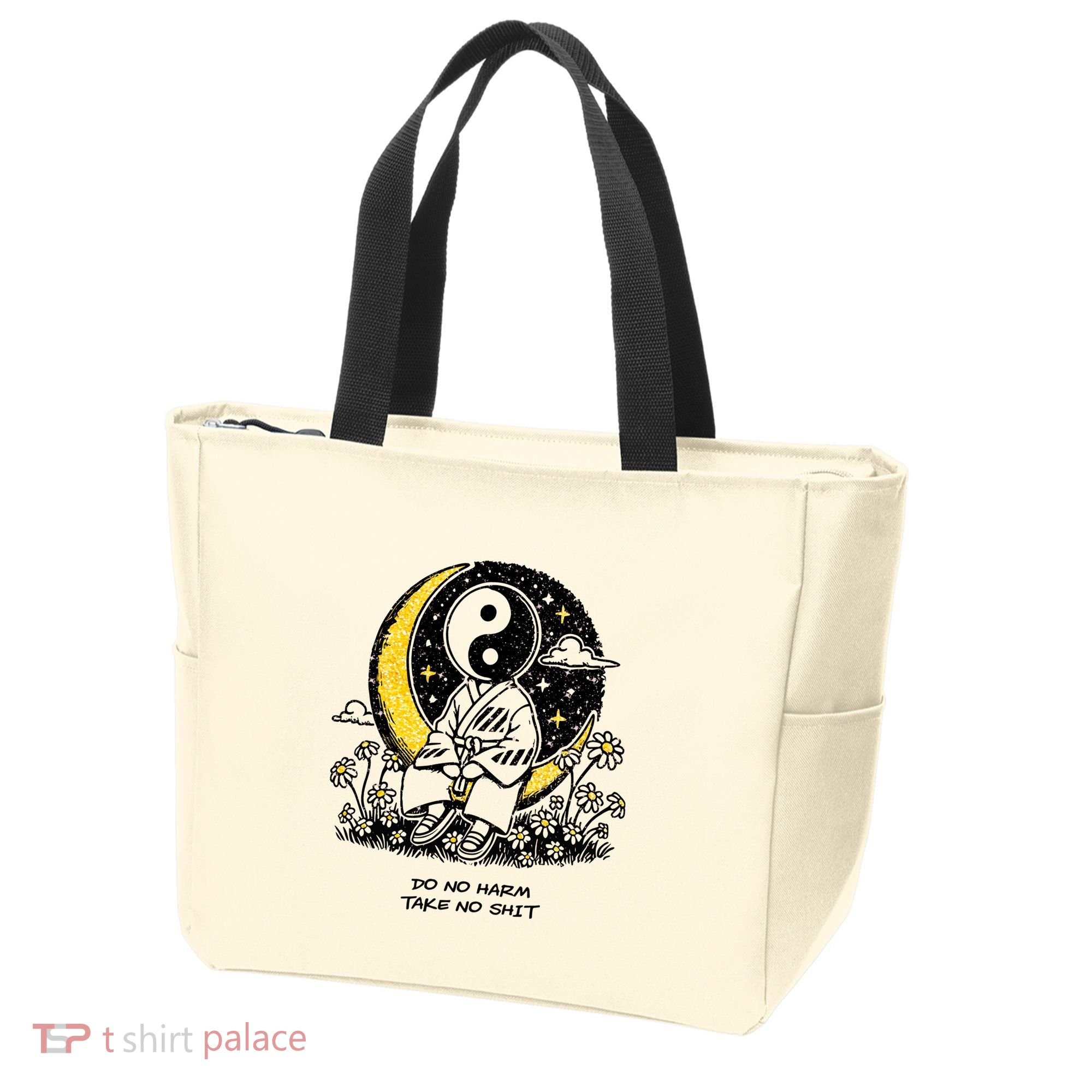 Third Eye Kingdom Do No Harm Take No Shit Tote Bag