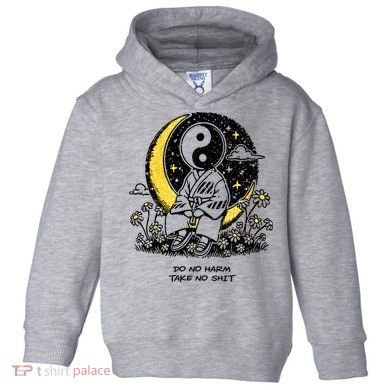 Third Eye Kingdom Do No Harm Take No Shit Toddler Hoodie