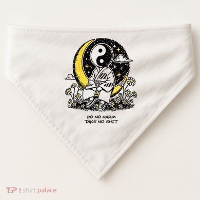Third Eye Kingdom Do No Harm Take No Shit USA-Made Doggie Bandana