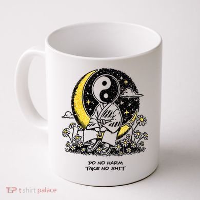 Third Eye Kingdom Do No Harm Take No Shit Coffee Mug