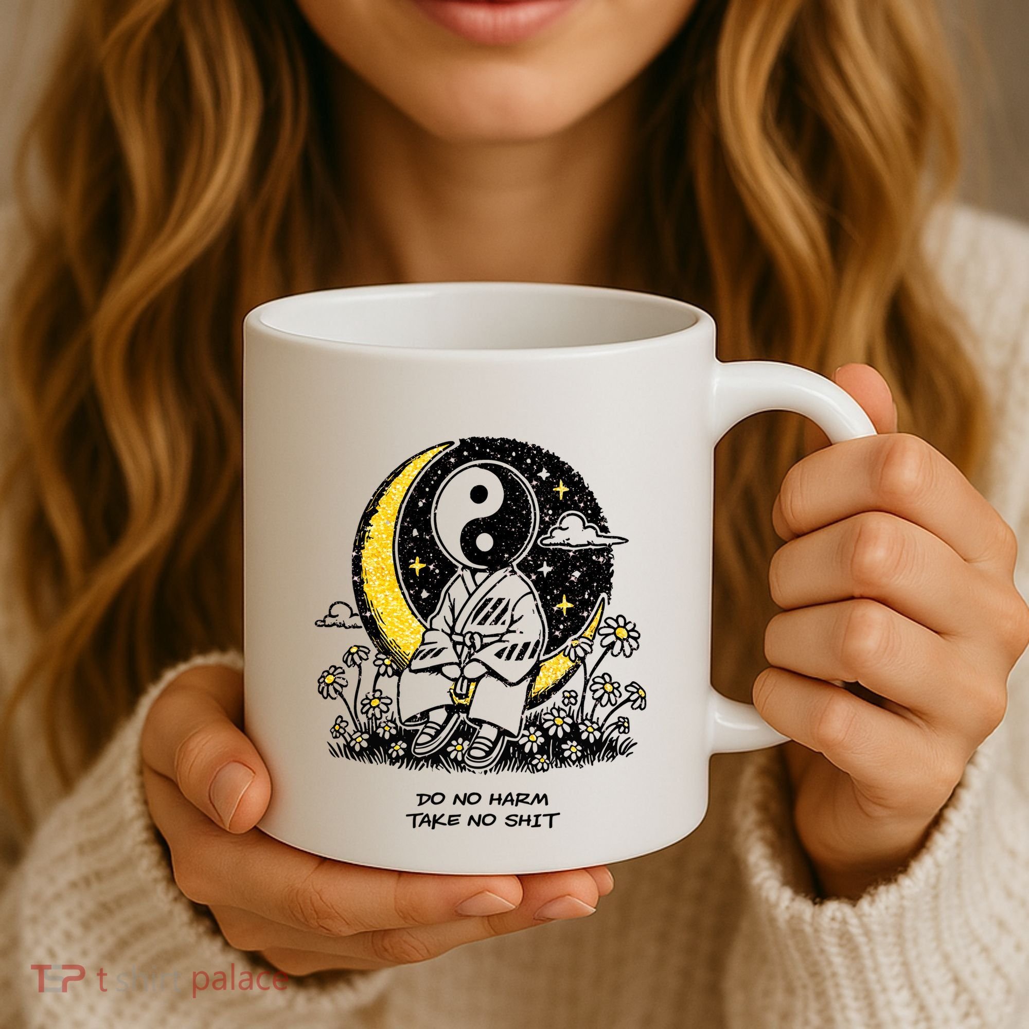 Third Eye Kingdom Do No Harm Take No Shit Coffee Mug