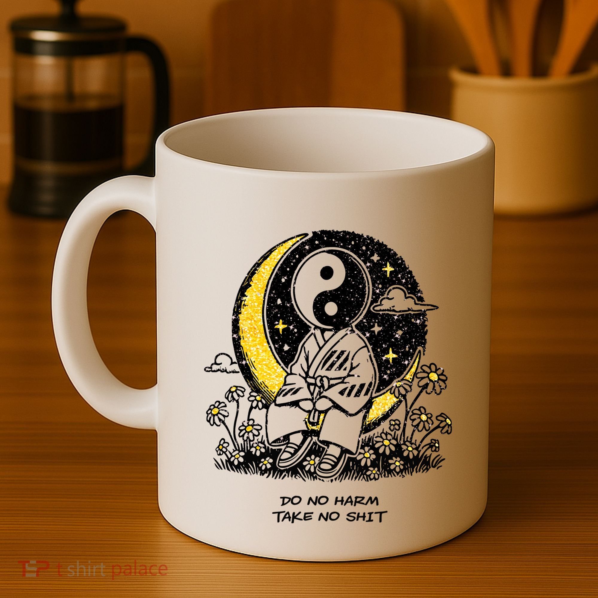 Third Eye Kingdom Do No Harm Take No Shit Coffee Mug