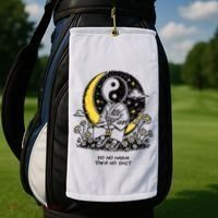 Third Eye Kingdom Do No Harm Take No Shit Golf Towel thumb 2