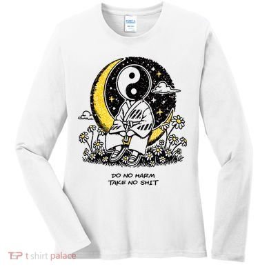 Third Eye Kingdom Do No Harm Take No Shit Women's Long Sleeve Shirt
