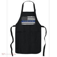 Tell My Family I Love Them Thin Blue Line  Apron thumb 0