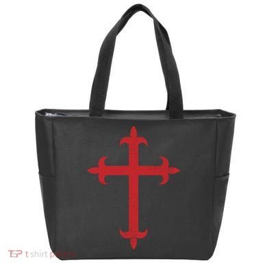 Templar Cross Tote Bag