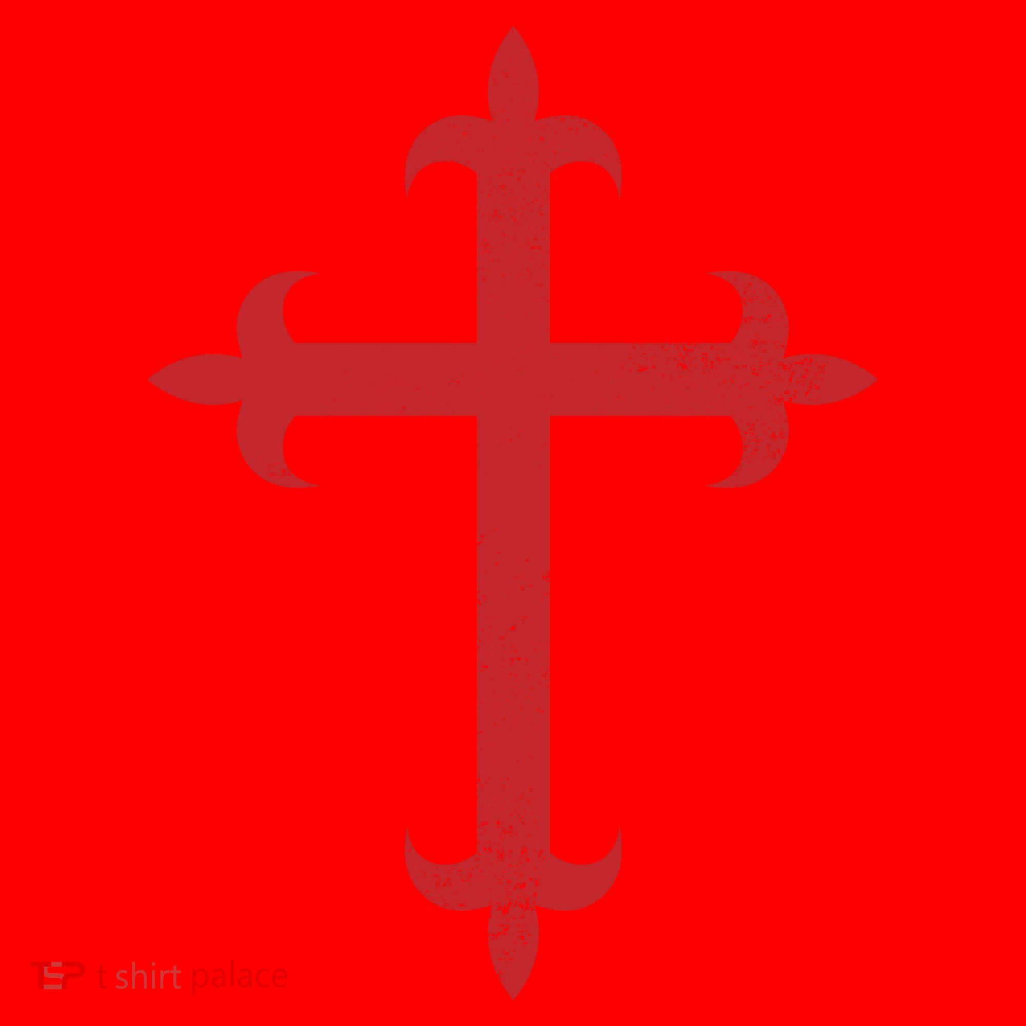 Templar Cross Santa Hat