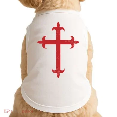 Templar Cross Doggie Tank
