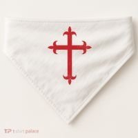 Templar Cross USA-Made Doggie Bandana thumb 0