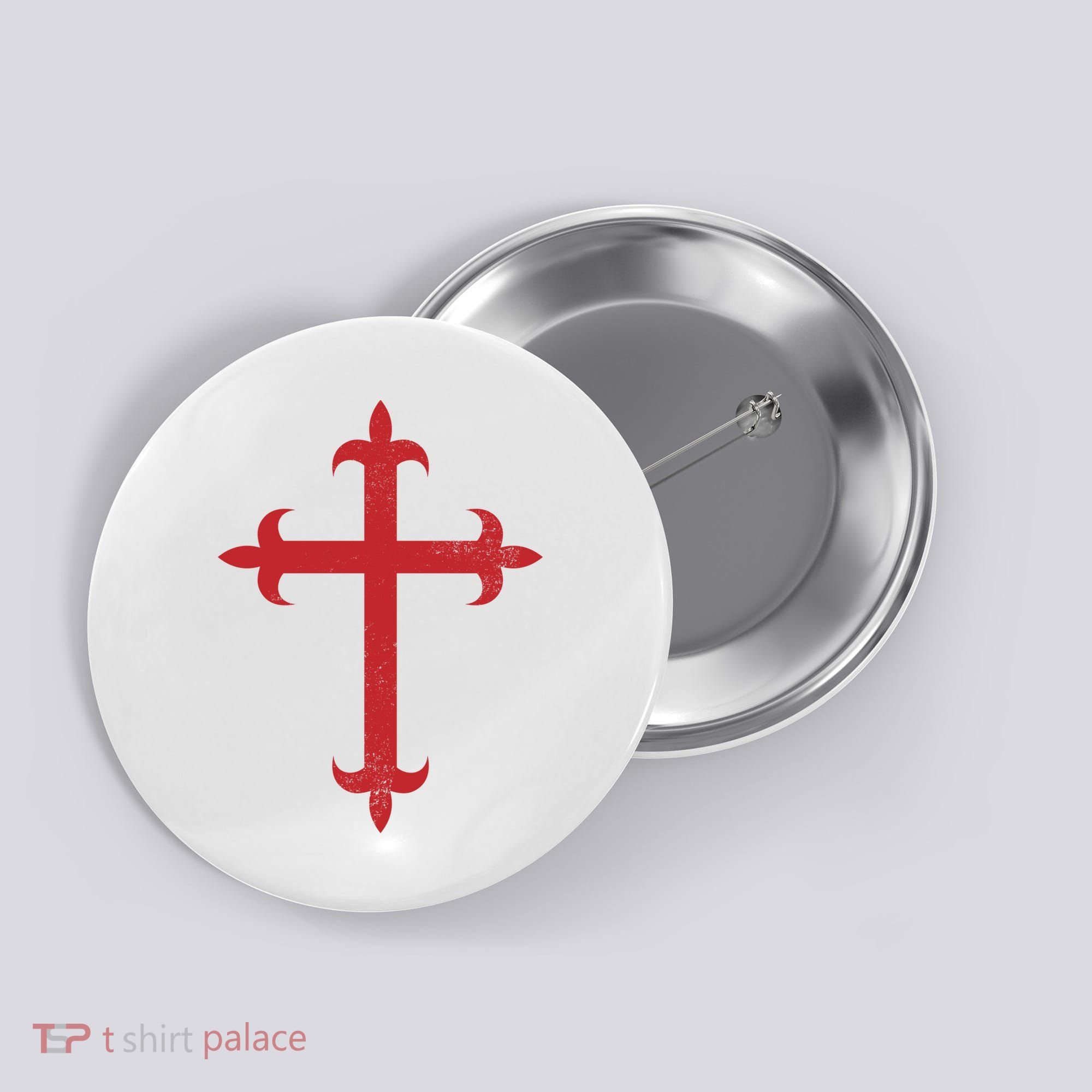 Templar Cross Button