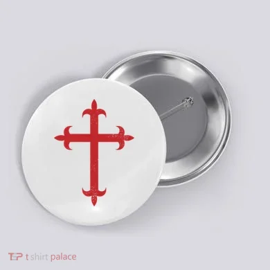 Templar Cross Button