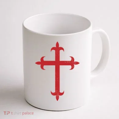 Templar Cross Coffee Mug back