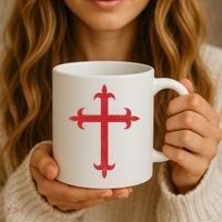 Templar Cross Coffee Mug thumb 3
