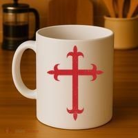 Templar Cross Coffee Mug thumb 4