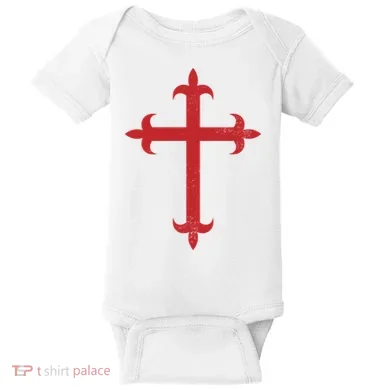 Templar Cross Baby Bodysuit