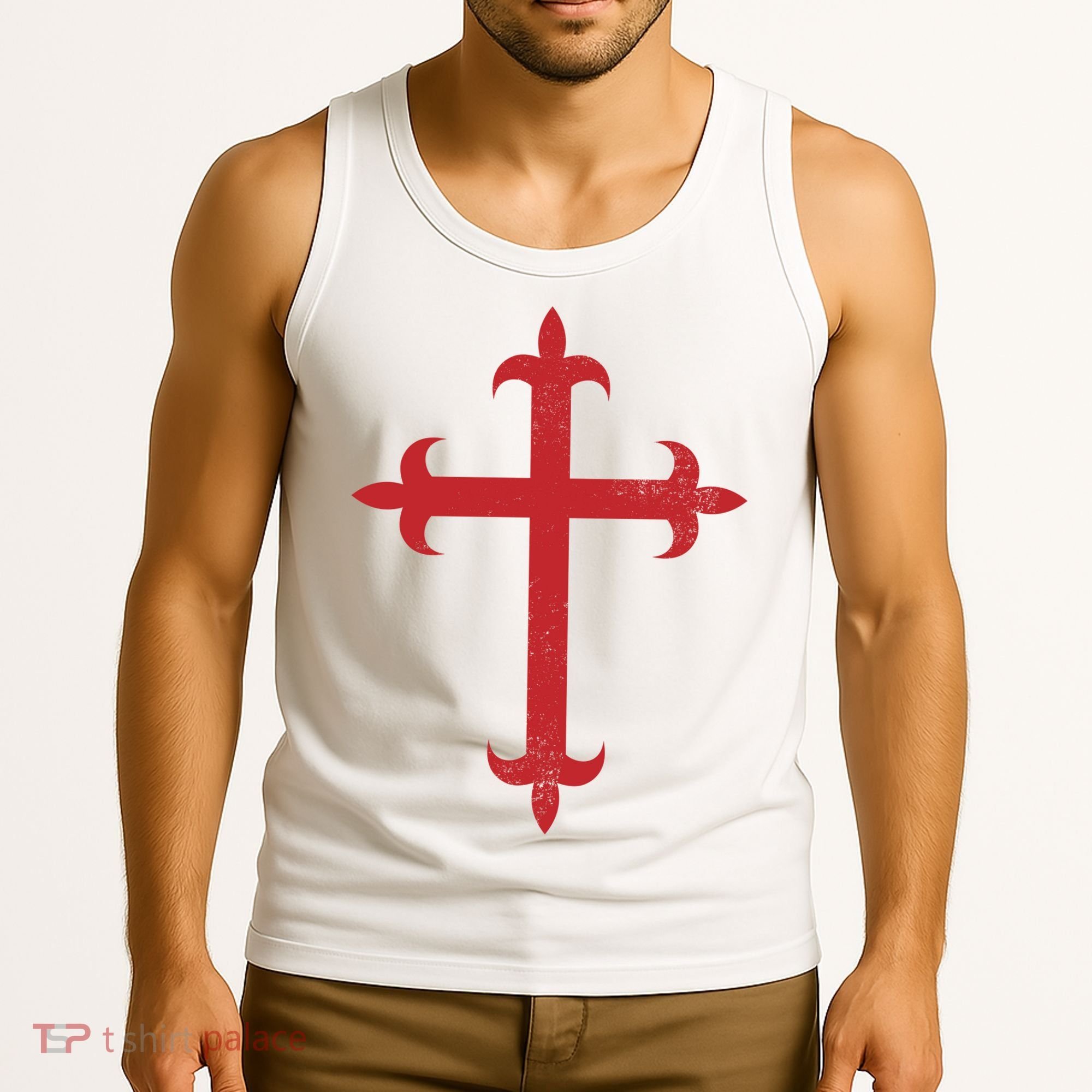 Templar Cross Tank Top