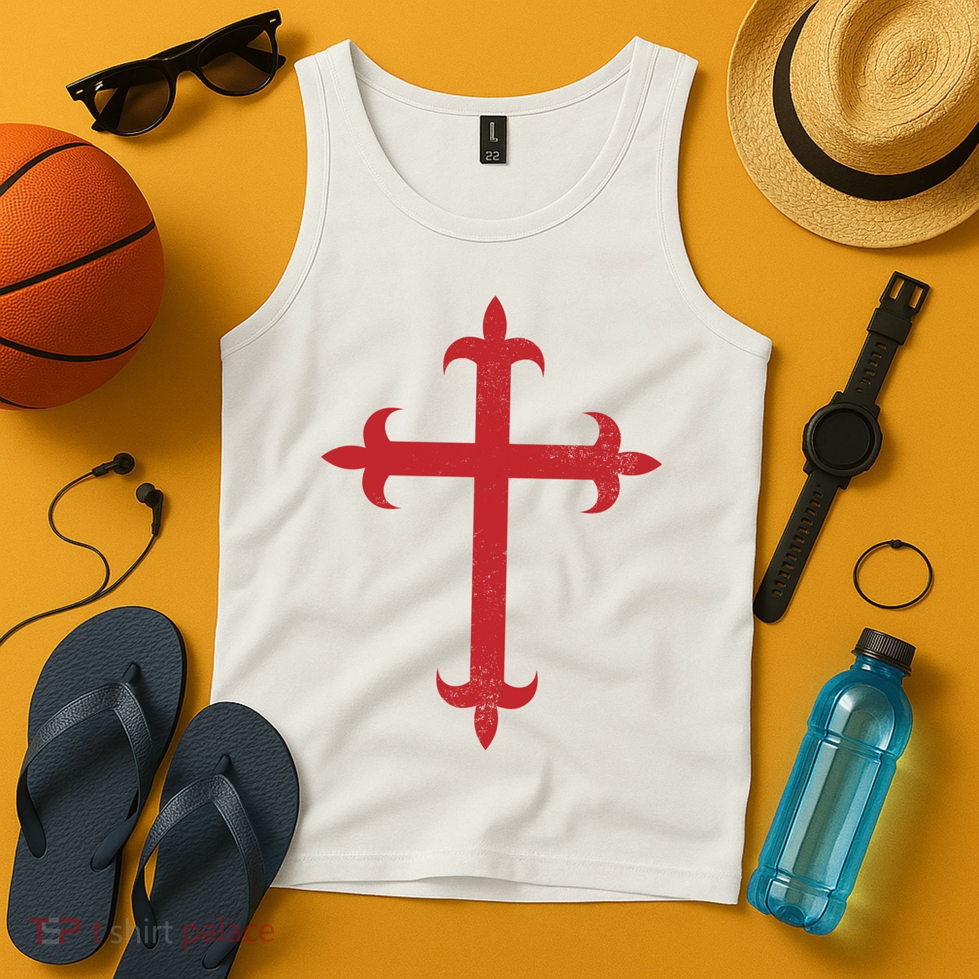 Templar Cross Tank Top