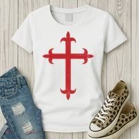 Templar Cross Women's T-Shirt thumb 3