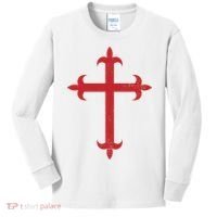 Templar Cross Kids Long Sleeve Shirt thumb 0