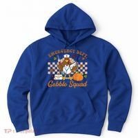 Thanksgiving Er Nurse Emergency Dept Departt Gobble Squad Gift Hoodie thumb 0