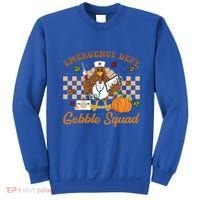 Thanksgiving Er Nurse Emergency Dept Departt Gobble Squad Gift Sweatshirt thumb 0