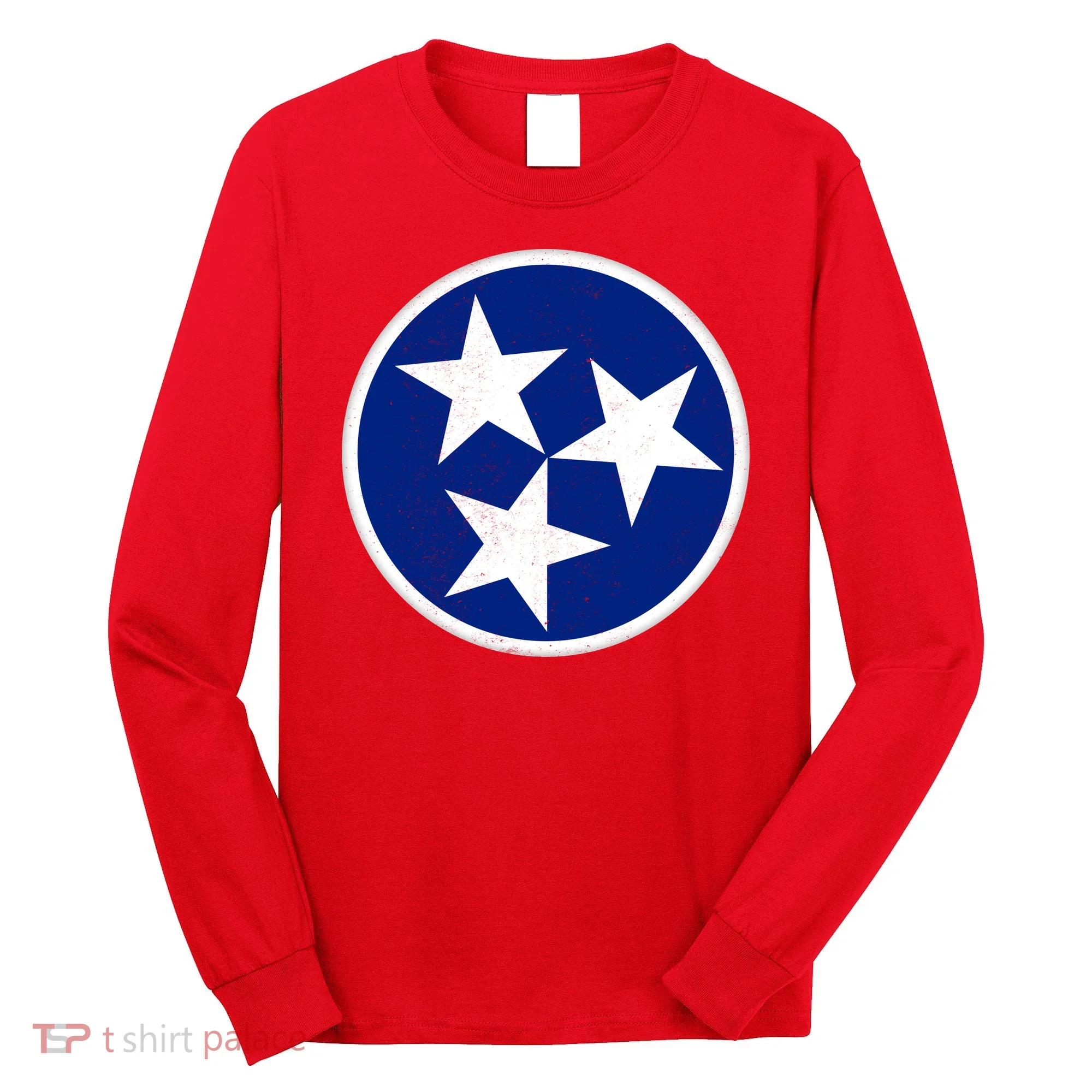 Tennessee Flag Vintage Distressed Long Sleeve Shirt