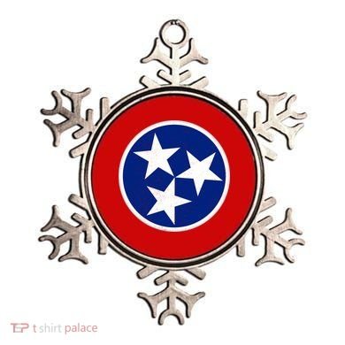 Tennessee Flag Vintage Distressed Ornament