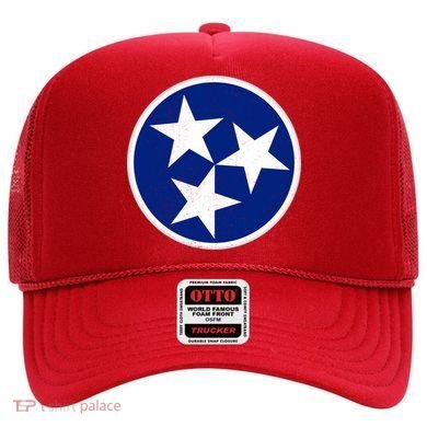 Tennessee Flag Vintage Distressed Hat