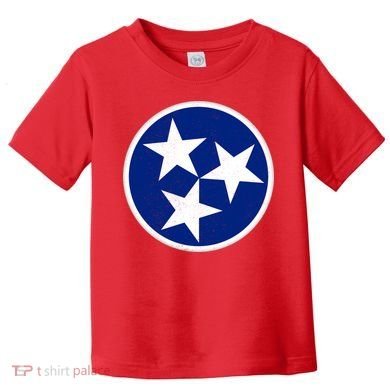 Tennessee Flag Vintage Distressed Toddler T-Shirt