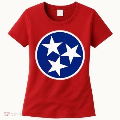 Tennessee Flag Vintage Distressed Women's T-Shirt