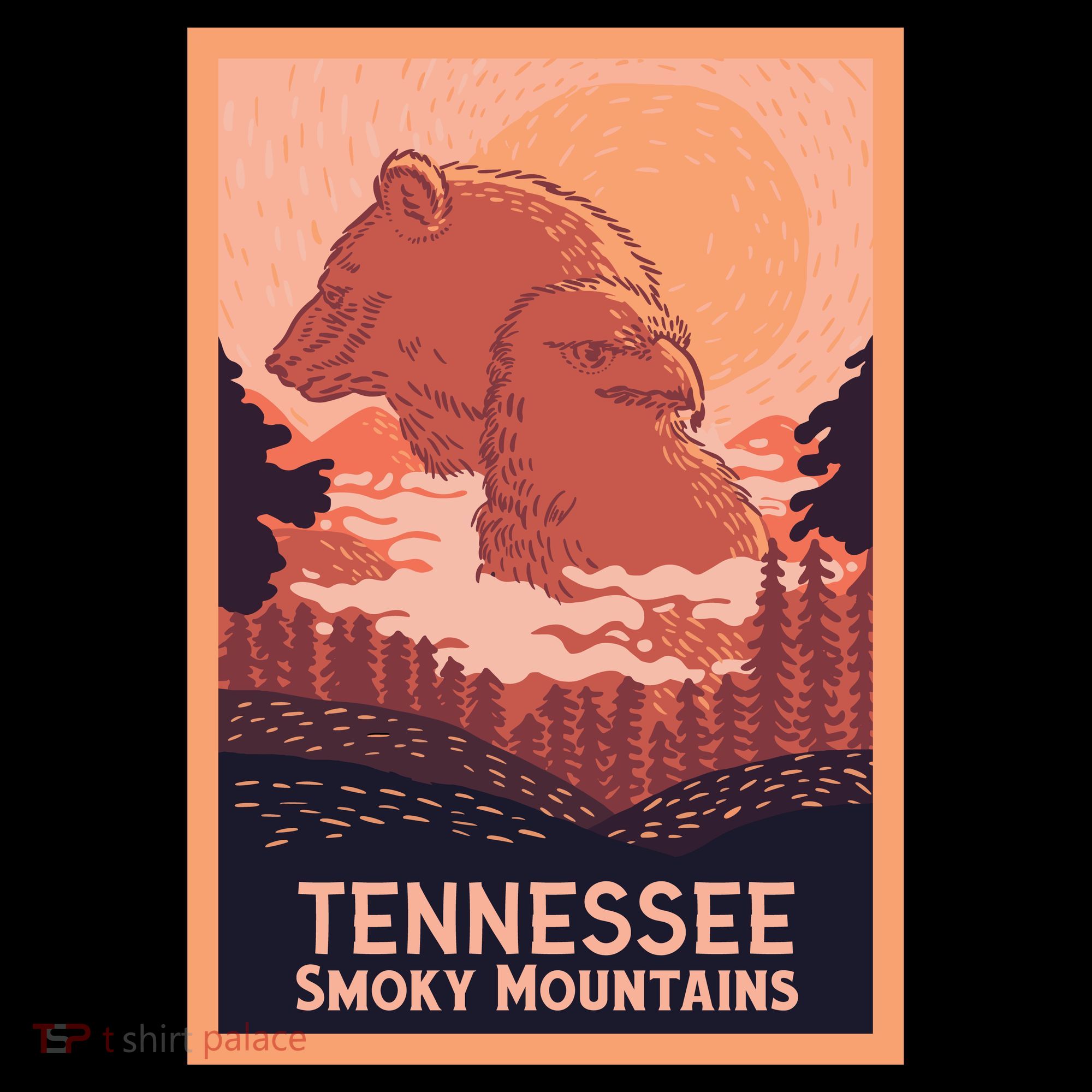 Tennessee Smoky Mountains Toddler Hoodie