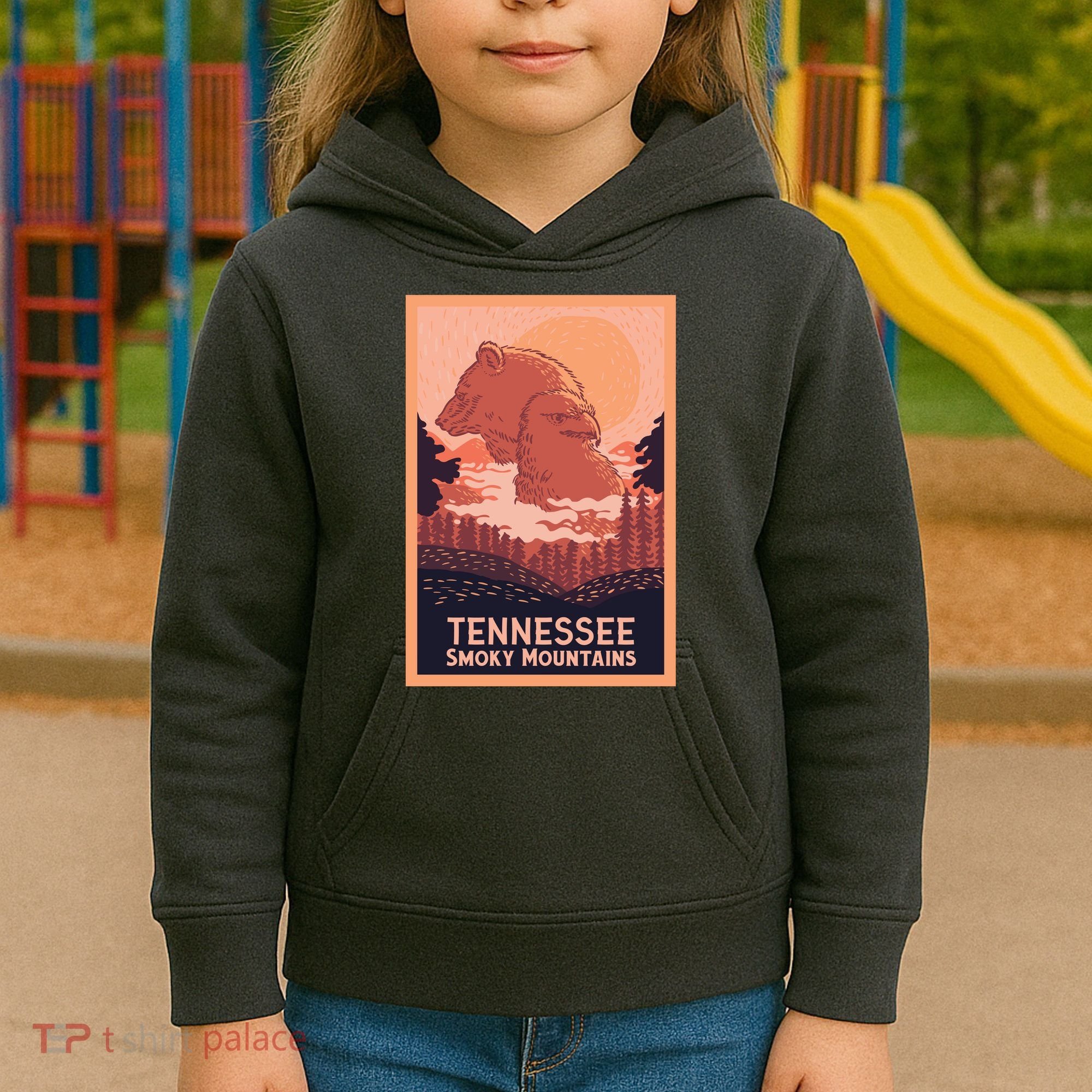 Tennessee Smoky Mountains Kids Hoodie