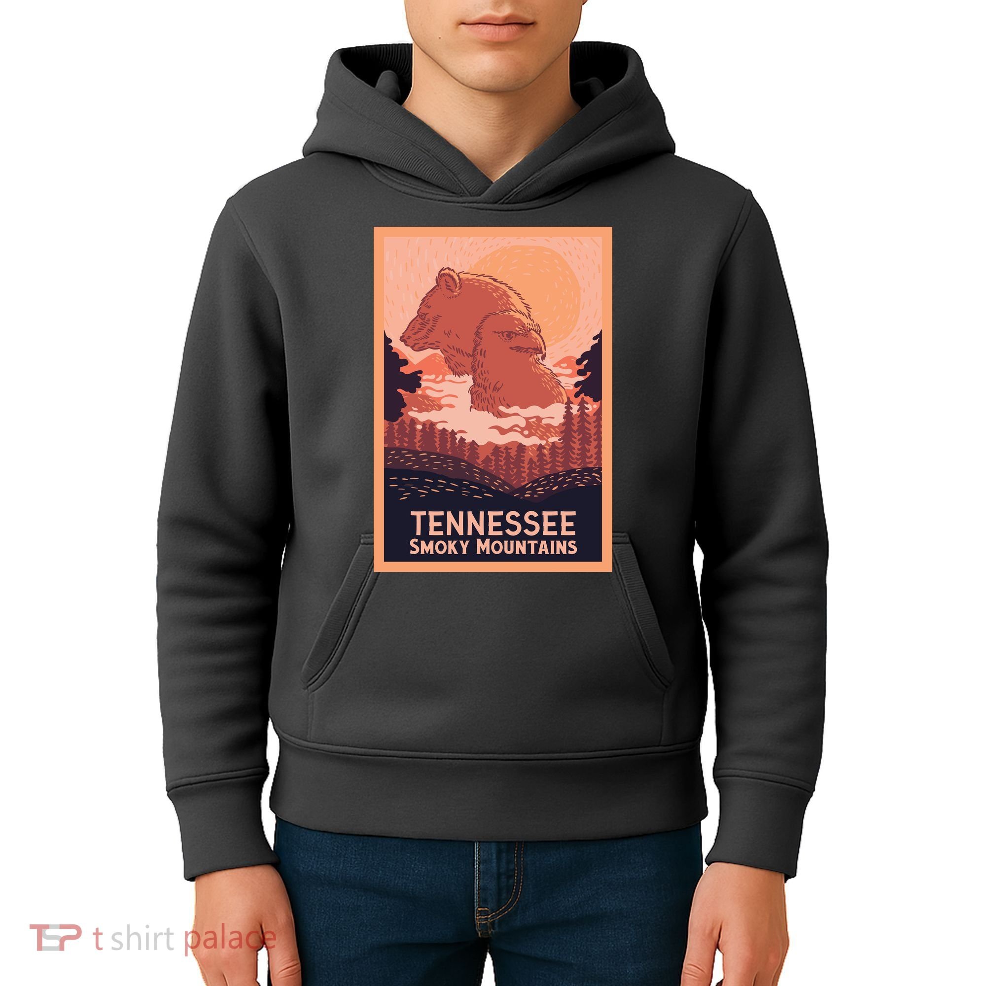 Tennessee Smoky Mountains Kids Hoodie