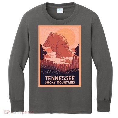 Tennessee Smoky Mountains Kids Long Sleeve Shirt