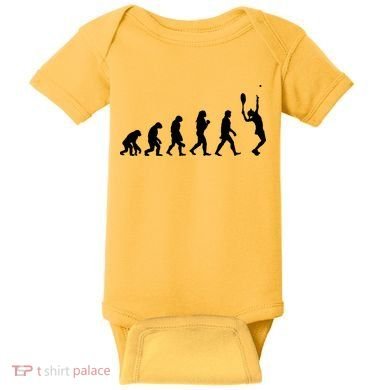 Tennis Evolution Baby Bodysuit