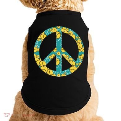 Tennis Peace Sign Doggie Tank