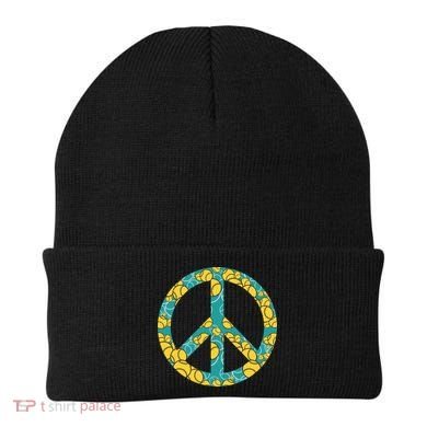 Tennis Peace Sign Beanie