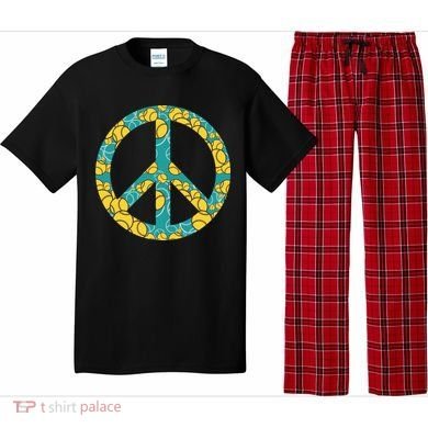 Tennis Peace Sign Pajama Set