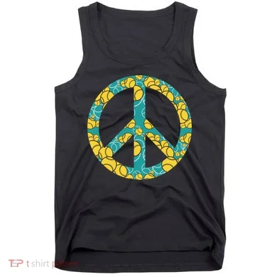 Tennis Peace Sign Tank Top