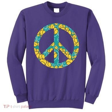 Tennis Peace Sign Sweatshirt