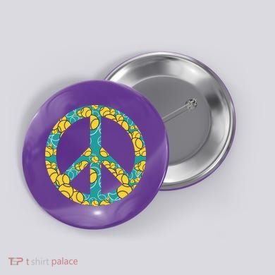 Tennis Peace Sign Button