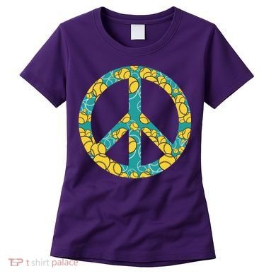 Tennis Peace Sign Women's T-Shirt