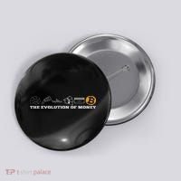 The Evolution Of Money Bitcoin Btc Crypto Cryptocurrency Button thumb 0