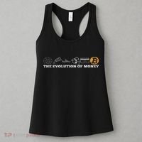 The Evolution Of Money Bitcoin Btc Crypto Cryptocurrency Women's Tank Top thumb 3